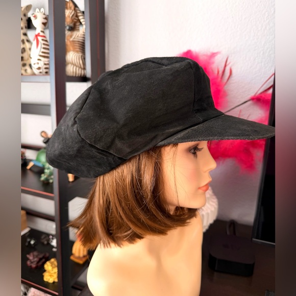 Vintage Black Pageboy Cap - Picture 7 of 7
